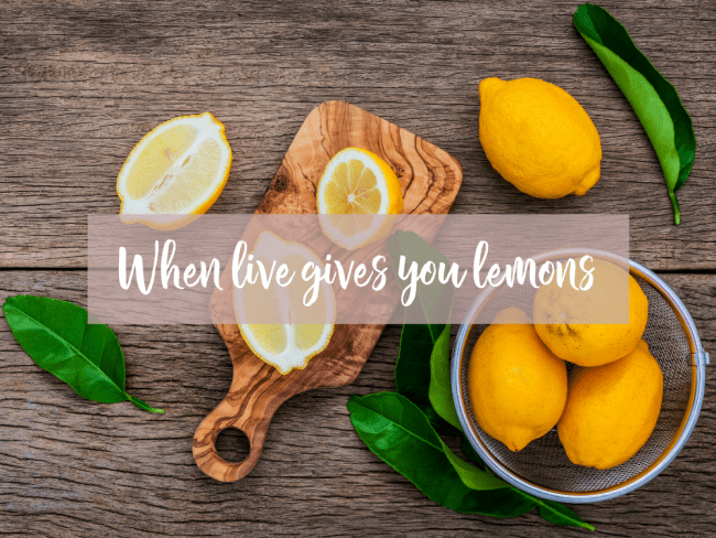 recepten met Lemon, Young Living, Blooming Blends