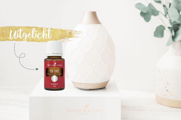 Tea Tree, Essentiële olie uitgelicht, Young Living, Blooming Blends, huidverzorgingsproduct, nare geur verwijderen, vermindert vlekken, ondersteunt huid