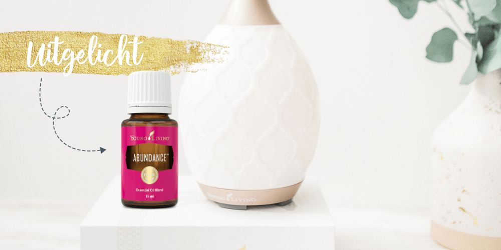 Abundance, overvloed, wet van aantrekkingskracht, essentiële olie uitgelicht, young living, blooming blends